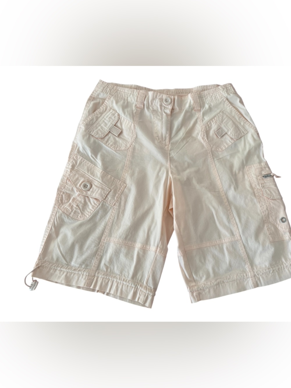 Women’s Light Blush Cargo Skort with Front Pockets Size:12